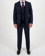 Milano Luxe Navy Three Piece Suit