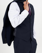 Milano Luxe Navy Three Piece Suit
