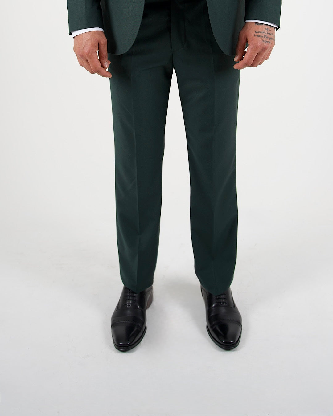 Milano Luxe Olive Three Piece Suit