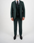 Milano Luxe Olive Three Piece Suit