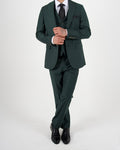 Milano Luxe Olive Three Piece Suit
