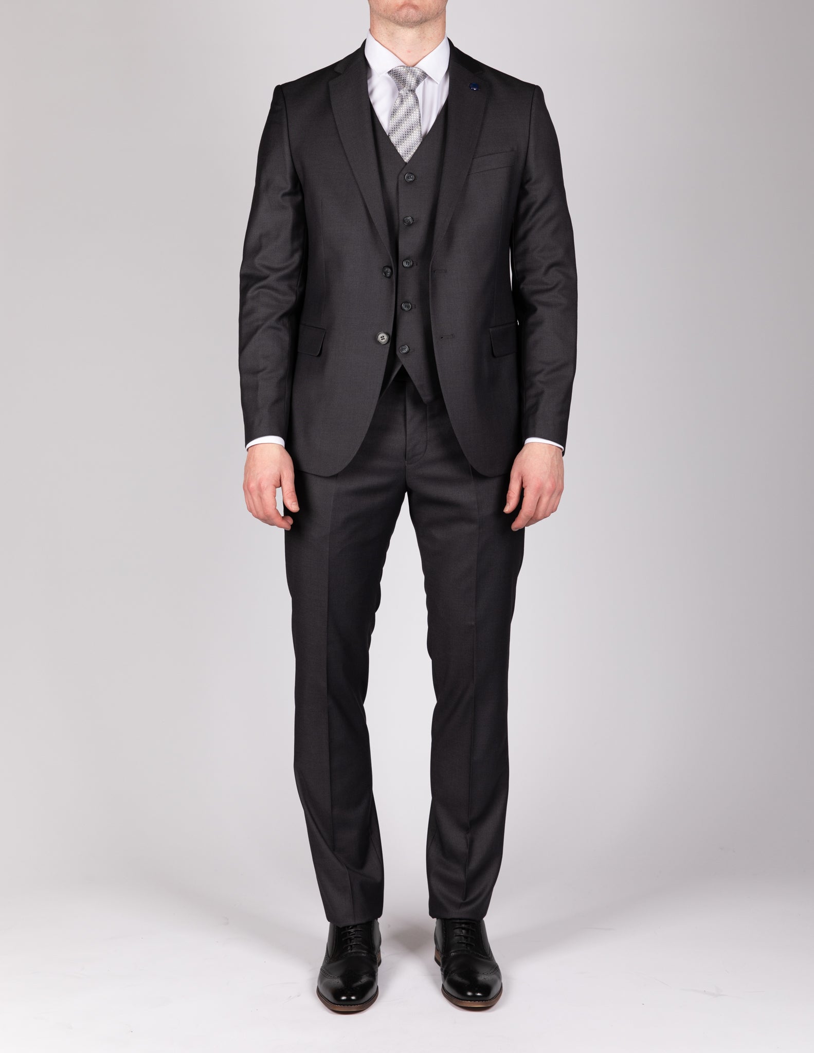Milano Classic Anthracite Grey Three Piece Suit