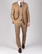 Milano Classic Beige Blazer & Waistcoat