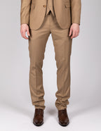 Milano Classic Beige Three Piece Suit