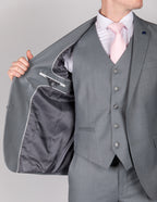 Milano Classic Grey Three Piece Suit