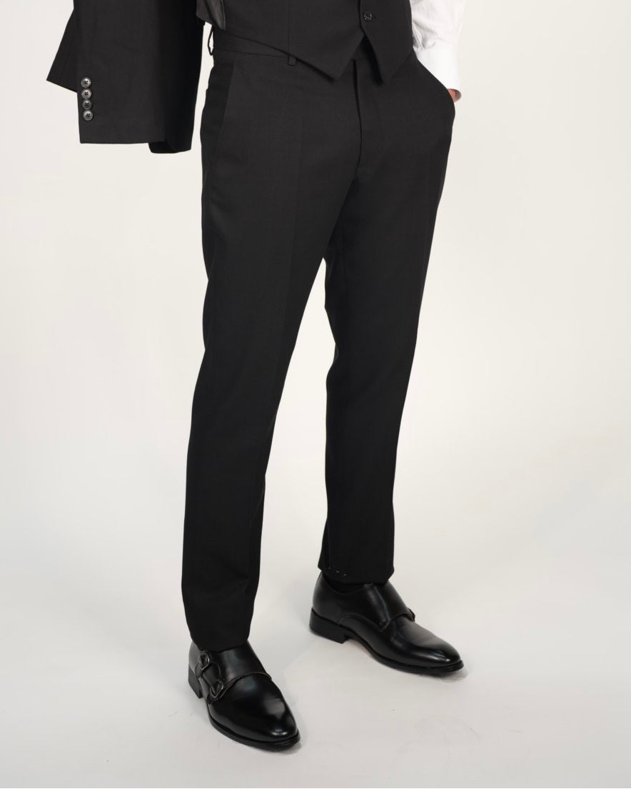 black dress pants white shoes Milano Premium Black Suit Trousers – Milano Couture
