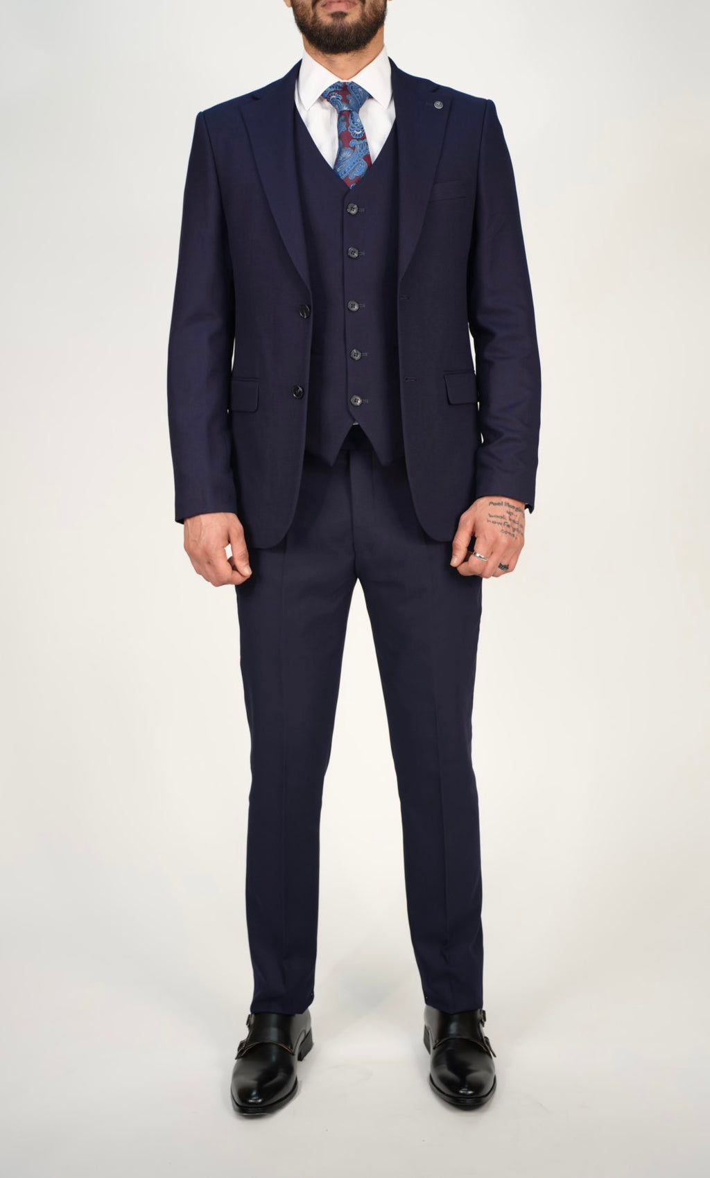 Milano Premium Navy Three Piece Suit