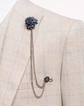 Cavani Navy Flower Chain