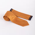 MC Textured - Tie & Pocket Square Set in Orange