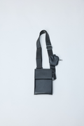 Black Utility Crossbody Sling Bag with Mini Pouch
