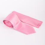 MC Textured - Tie & Pocket Square in Pink Set