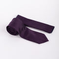 MC Textured - Tie & Pocket Square Set in Purple