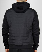Black Lightweight Padded Hooded Jacket