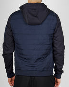 Navy Lightweight Padded Hooded Jacket