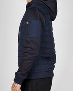 Navy Lightweight Padded Hooded Jacket