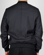 Black Lightweight Bomber Jacket