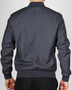 Dark Grey Lightweight Bomber Jacket
