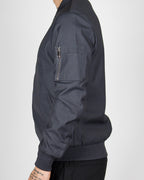 Dark Grey Lightweight Bomber Jacket