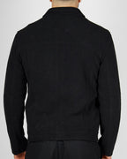 Ribbed Texture Zip Jacket