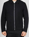 Ribbed Texture Zip Jacket