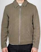 Ribbed Texture Zip Jacket