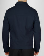 Navy Zip Smart Casual Jacket