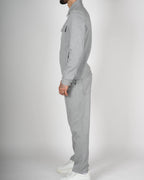 Grey Zip Utility Jacket & Trouser Set