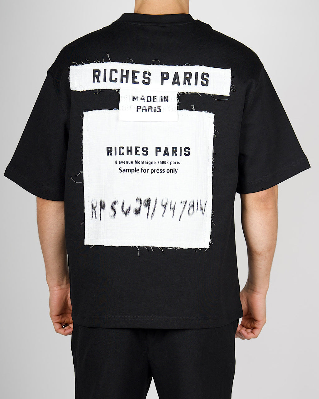 Riches Oversized Patch Detail T-Shirt