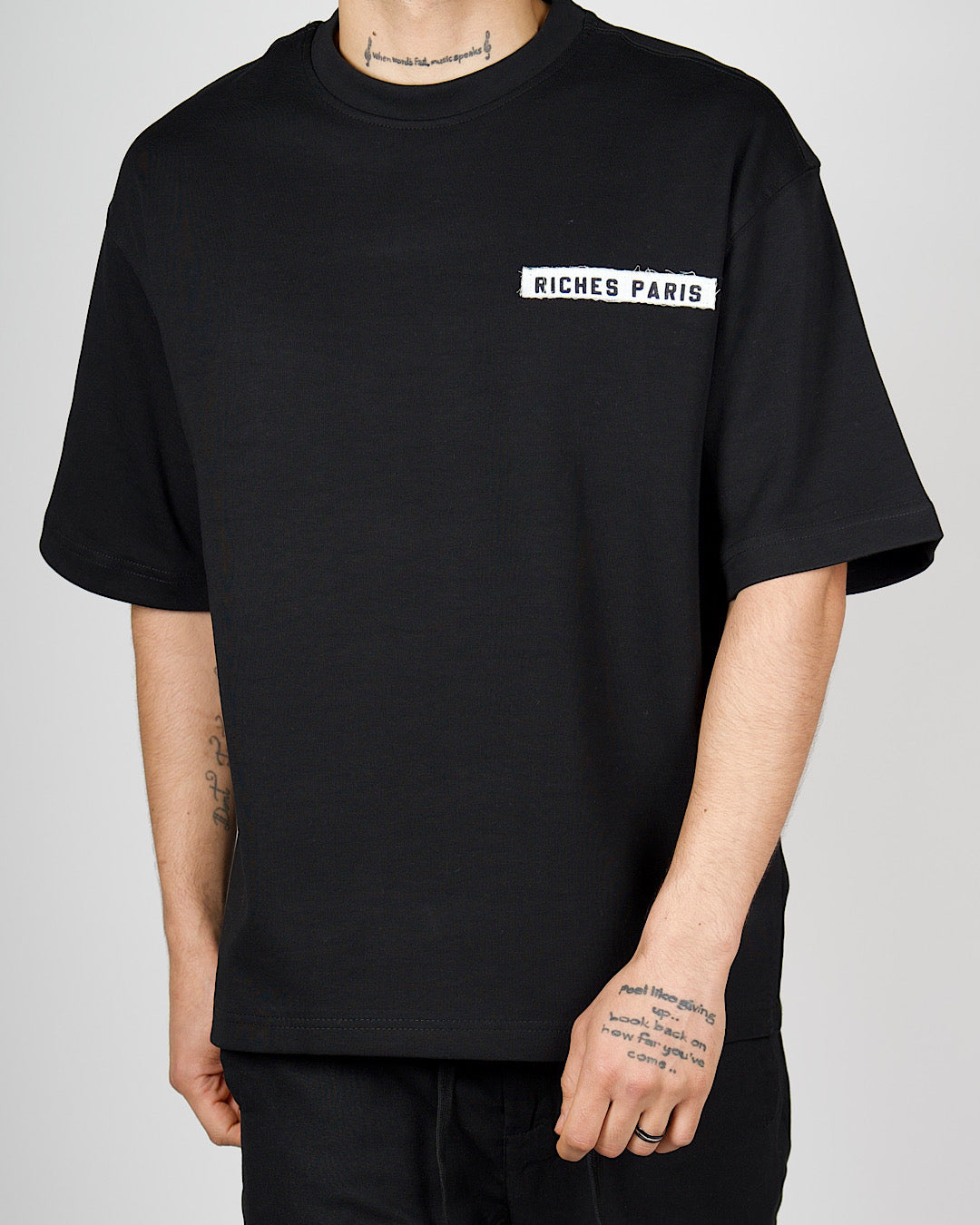 Riches Oversized Patch Detail T-Shirt