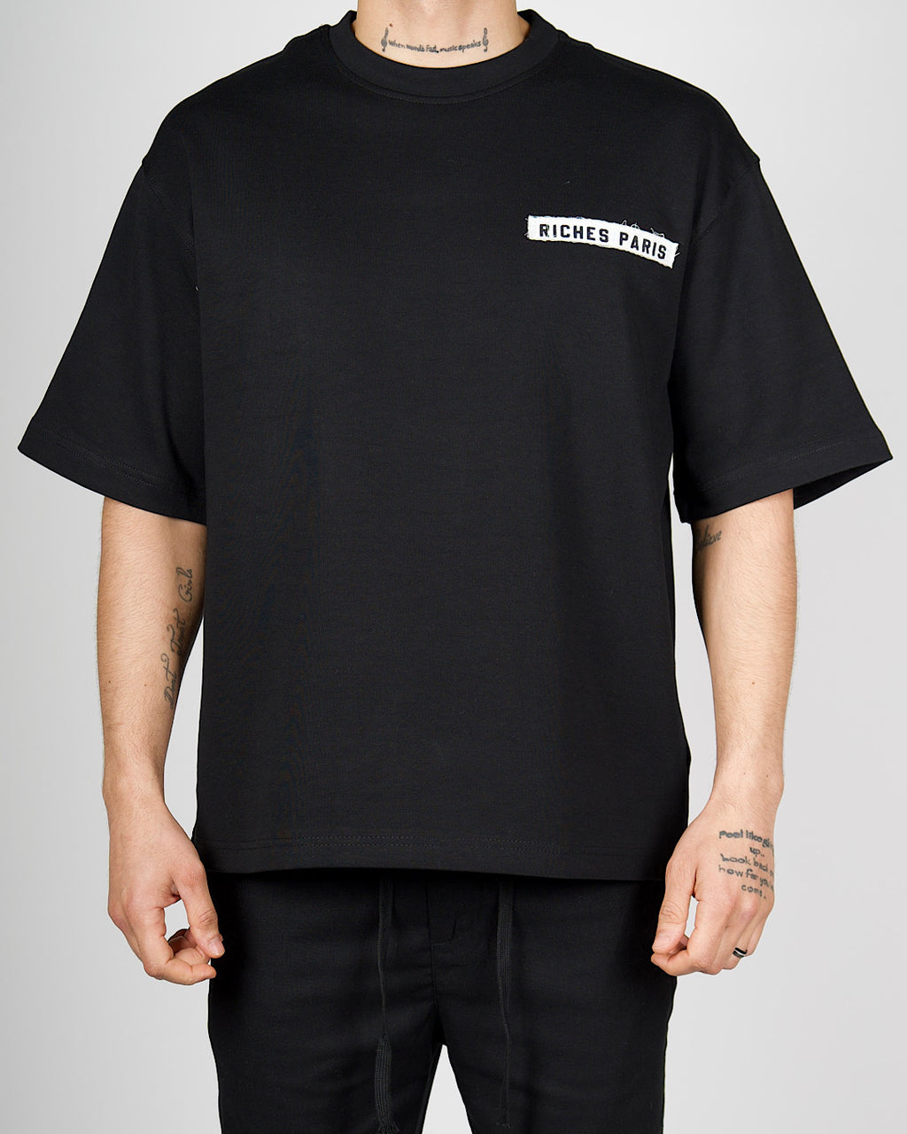 Riches Oversized Patch Detail T-Shirt