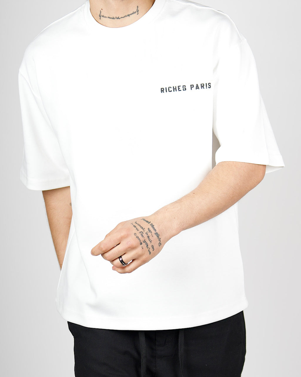 Riches Oversized Patch Detail T-Shirt