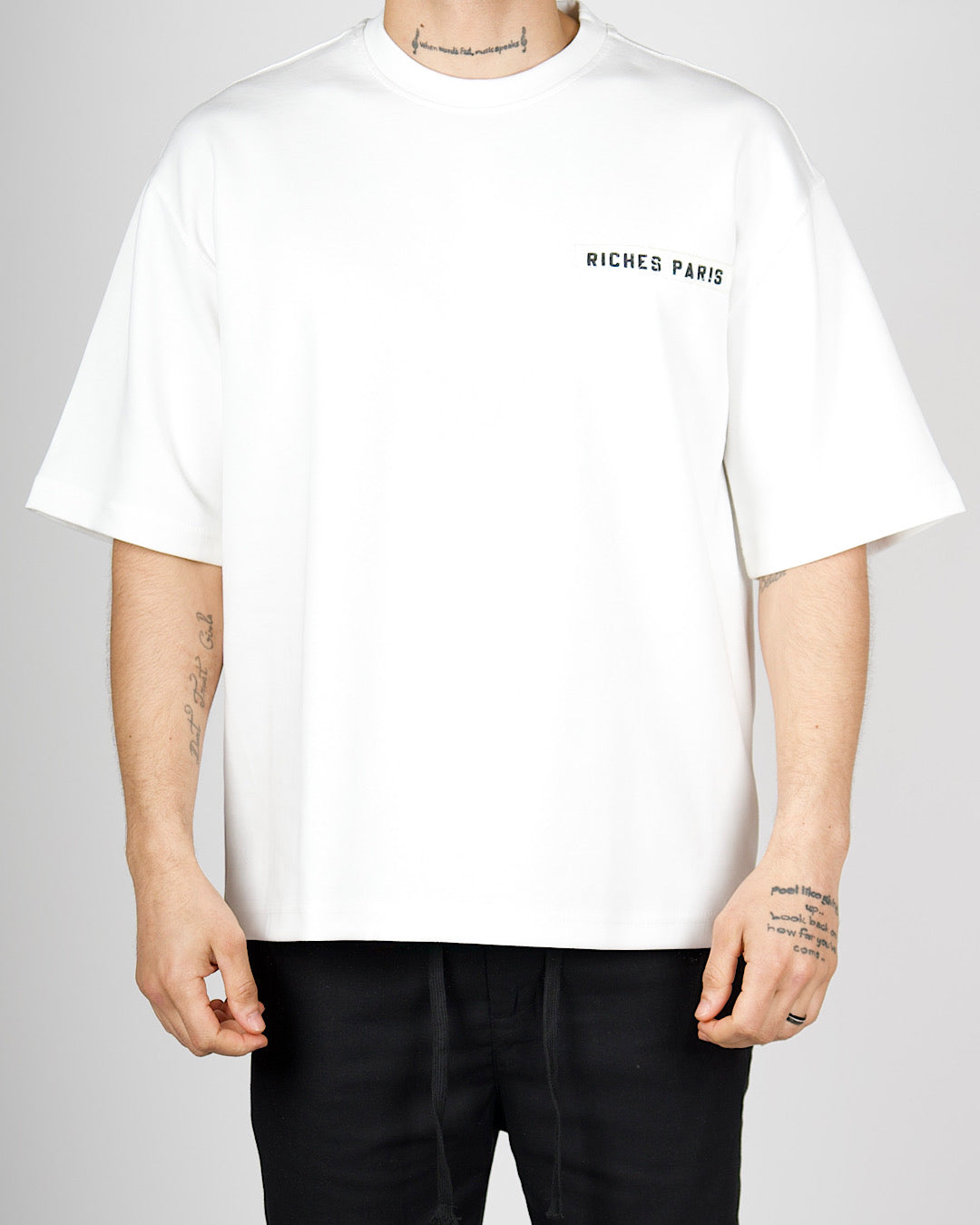 Riches Oversized Patch Detail T-Shirt