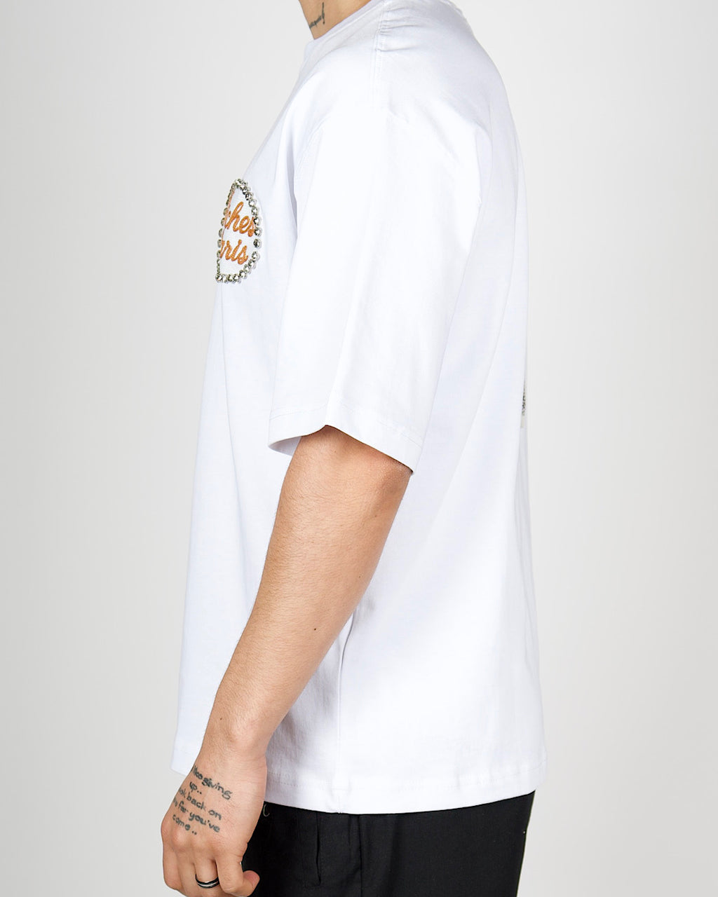 Oversized Riches Script Emblem T-Shirt