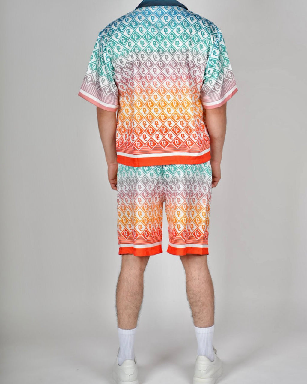 Multi Gradient RC Monogram Shirt & Short Set