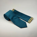MC Ring - Tie & Pocket Square Set in Blue