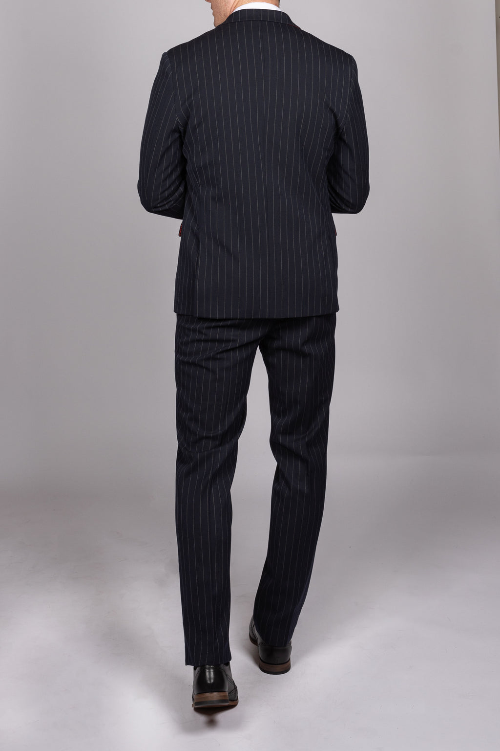 Rocco Navy Pinstripe Double Breasted Suit