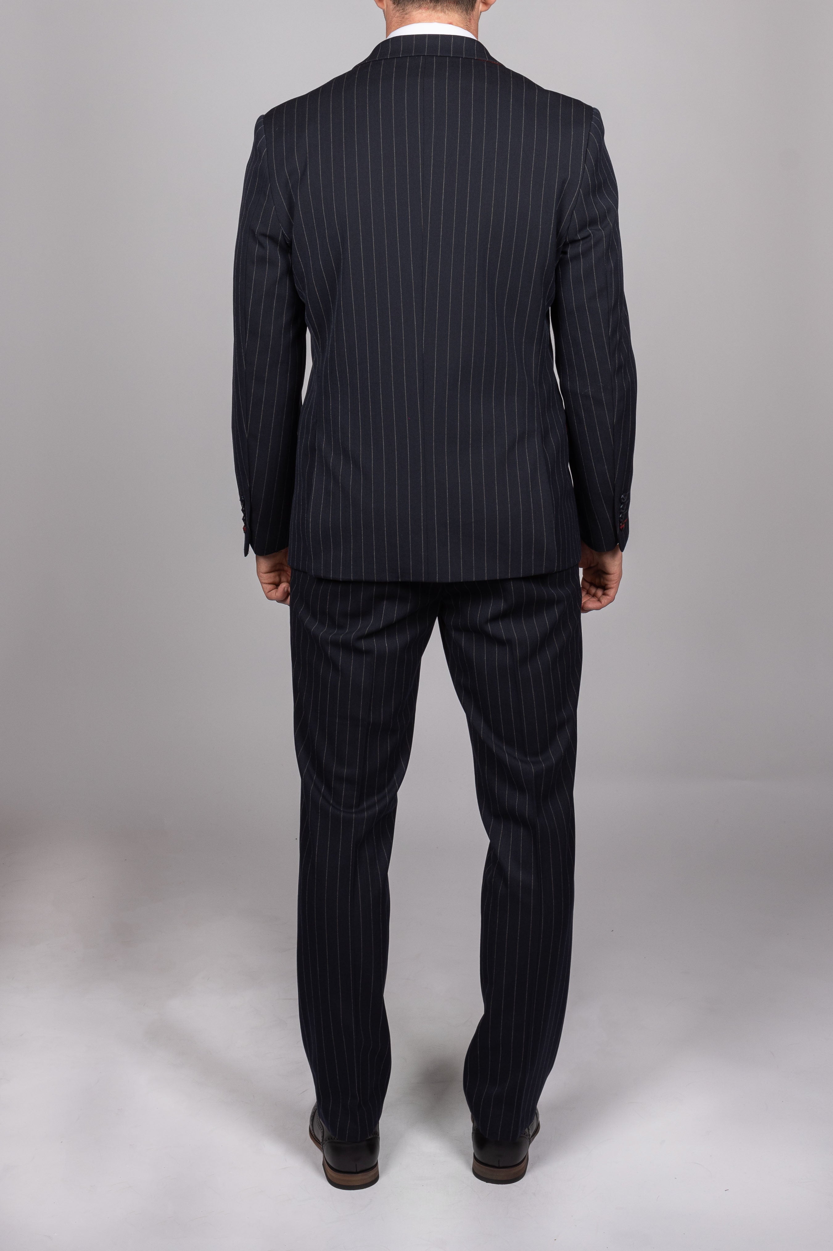 Rocco Navy Pinstripe Double Breasted Suit
