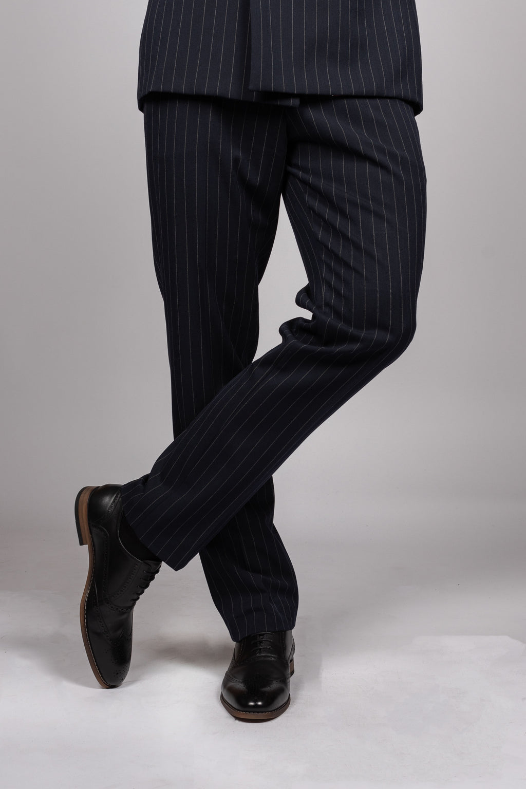 Rocco Navy Pinstripe Double Breasted Suit