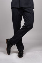 Rocco Navy Pinstripe Double Breasted Suit