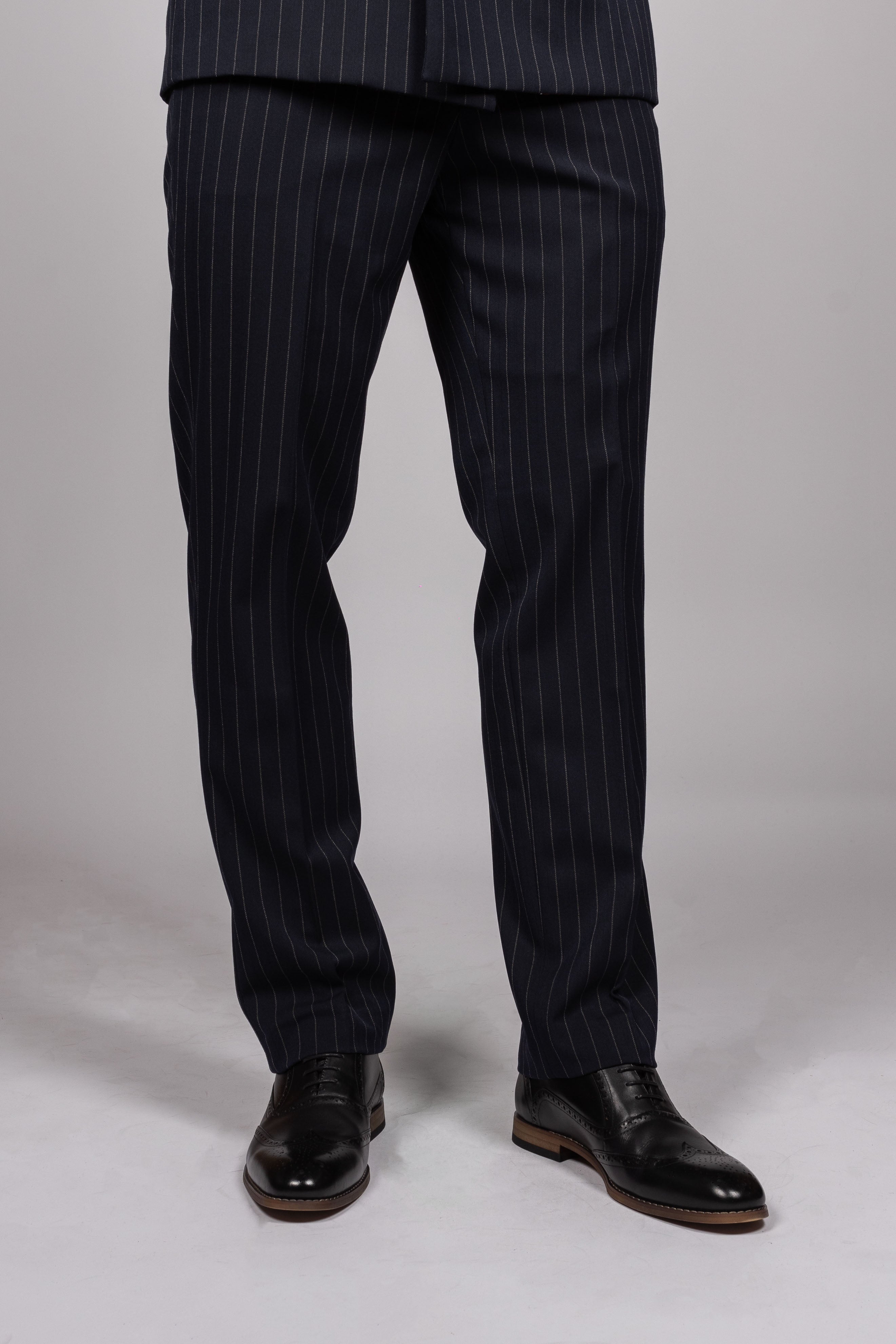 Rocco Navy Pinstripe Double Breasted Suit
