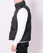 Black Quilted Pocket Detail Gilet