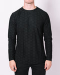 Black Patterned Sweater