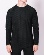 Black Patterned Sweater