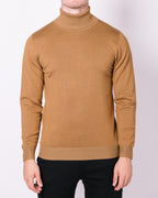 Roll Neck Sweater Camel