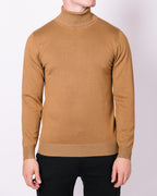 Roll Neck Sweater Camel