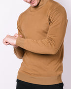 Roll Neck Sweater Camel