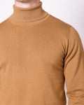 Camel Roll Neck Sweatshirts