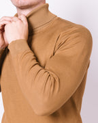 Roll Neck Sweater Camel