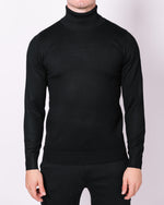 Roll Neck Sweater Black