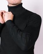Roll Neck Sweater Black